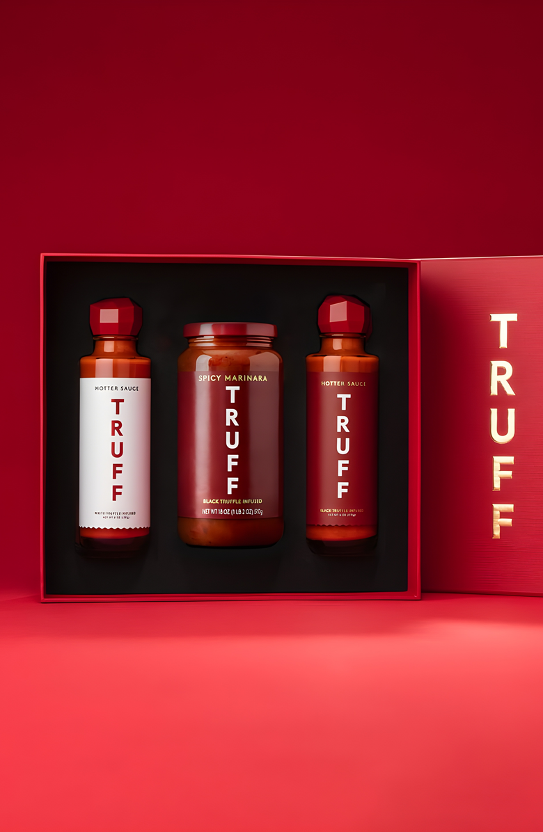 TRUFF Spicy Lovers Hot Sauce Variety Pack, Alternate, color, Red / Gold