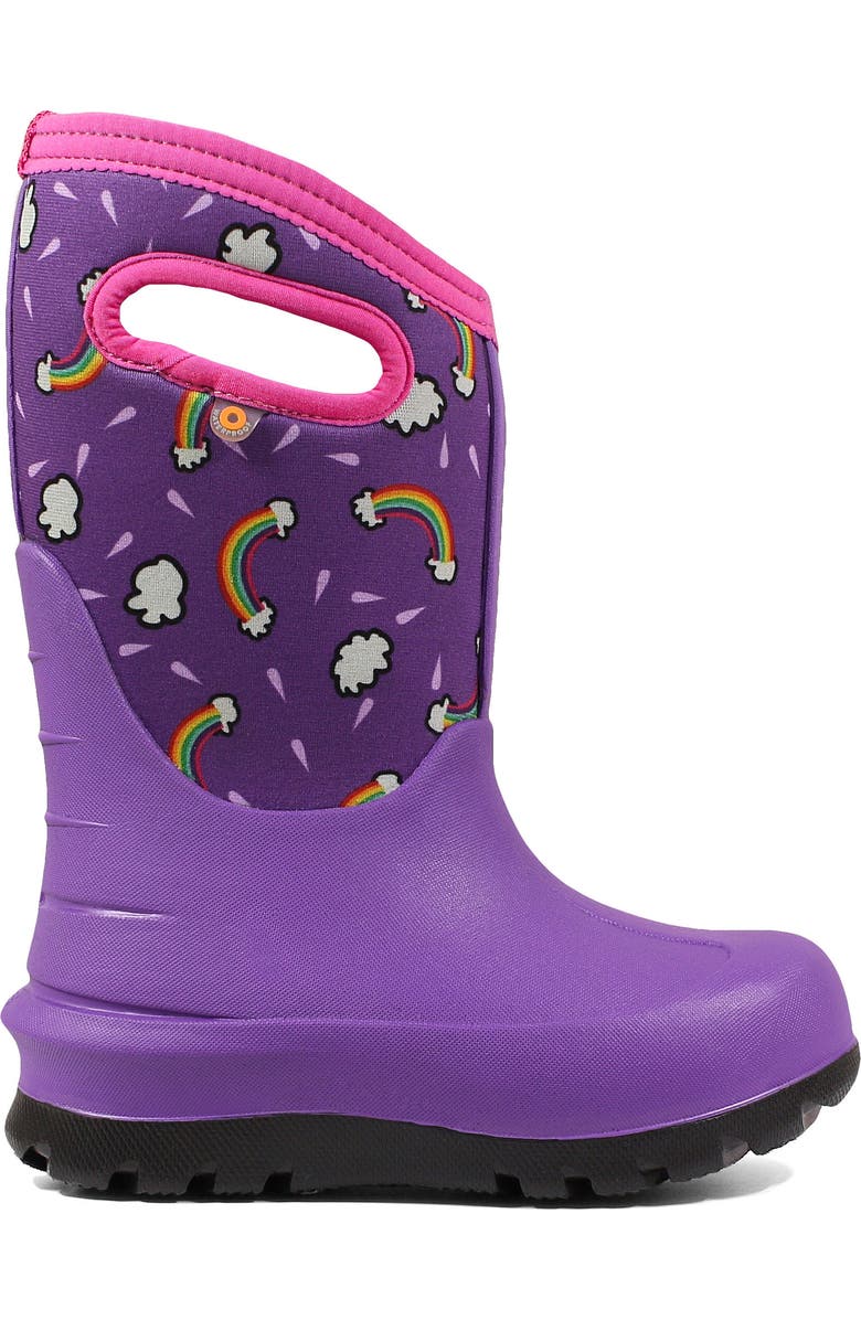 Bogs Neo-Classic Rainbows Insulated Waterproof Boot, Alternate, color,