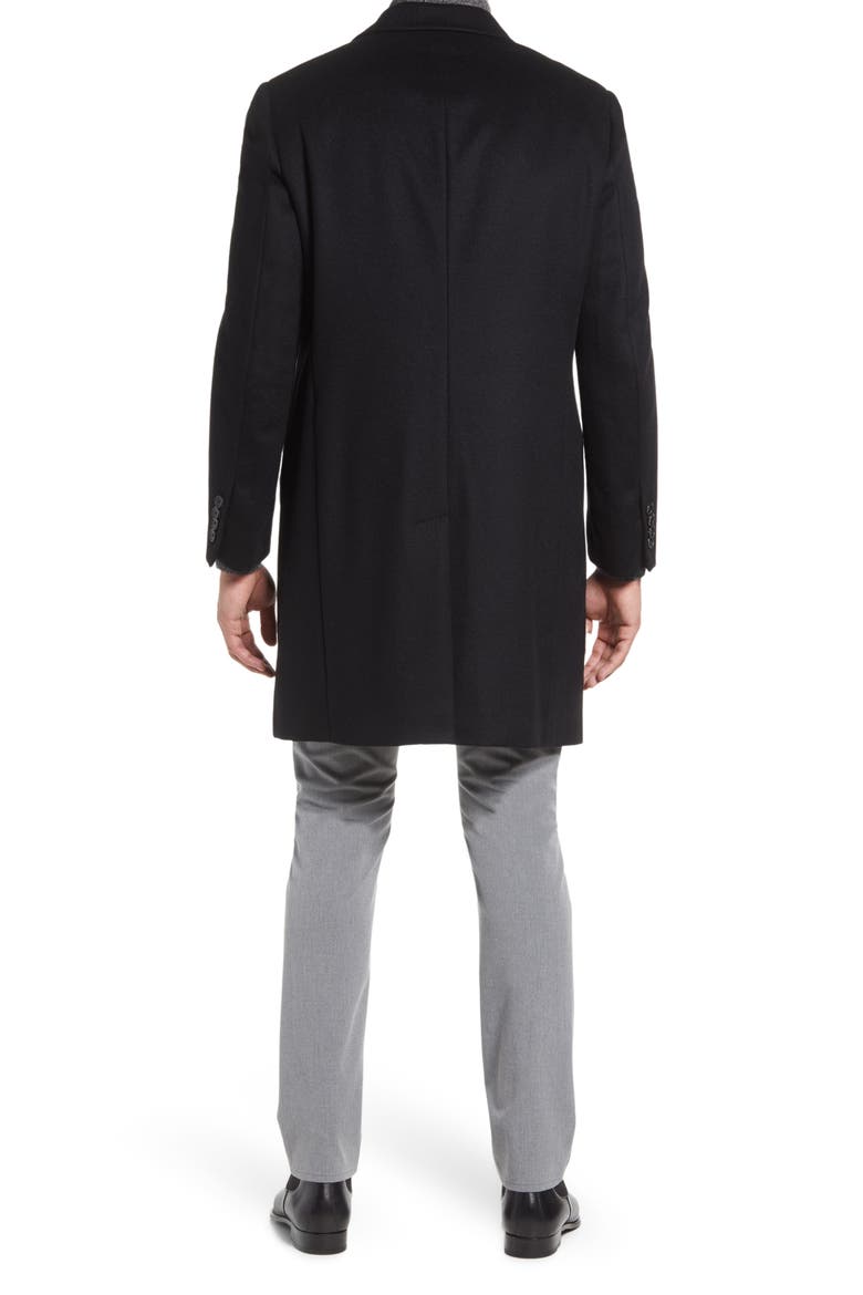 Pierre Cashmere Coat, Alternate, color, BLACK