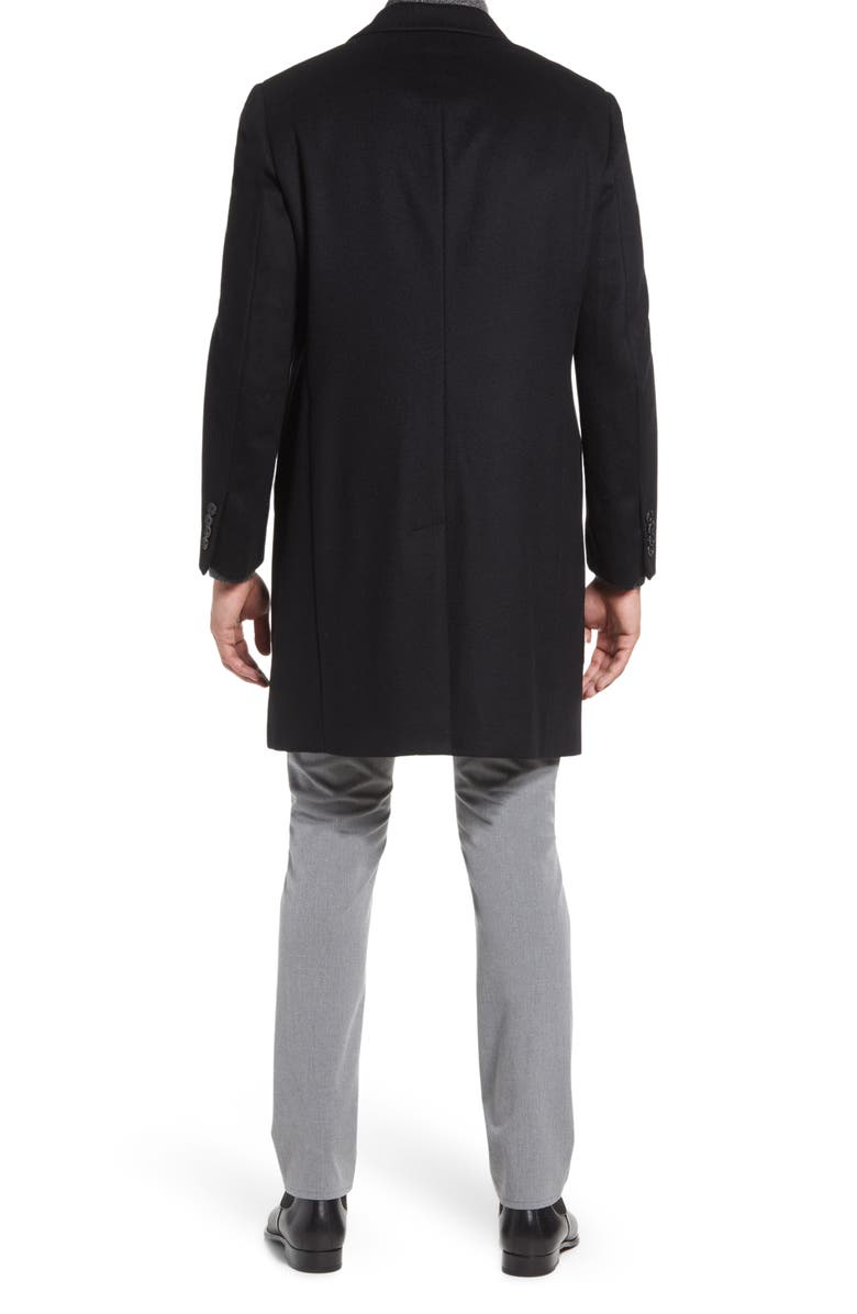 Cardinal of Canada Pierre Cashmere Coat, Alternate, color, Black