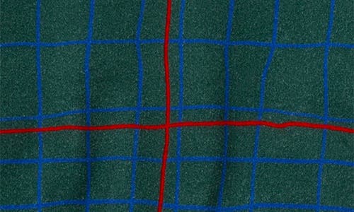 Mon Coeur Kids' Plaid Recycled Cotton Blend Crewneck Sweatshirt In Green