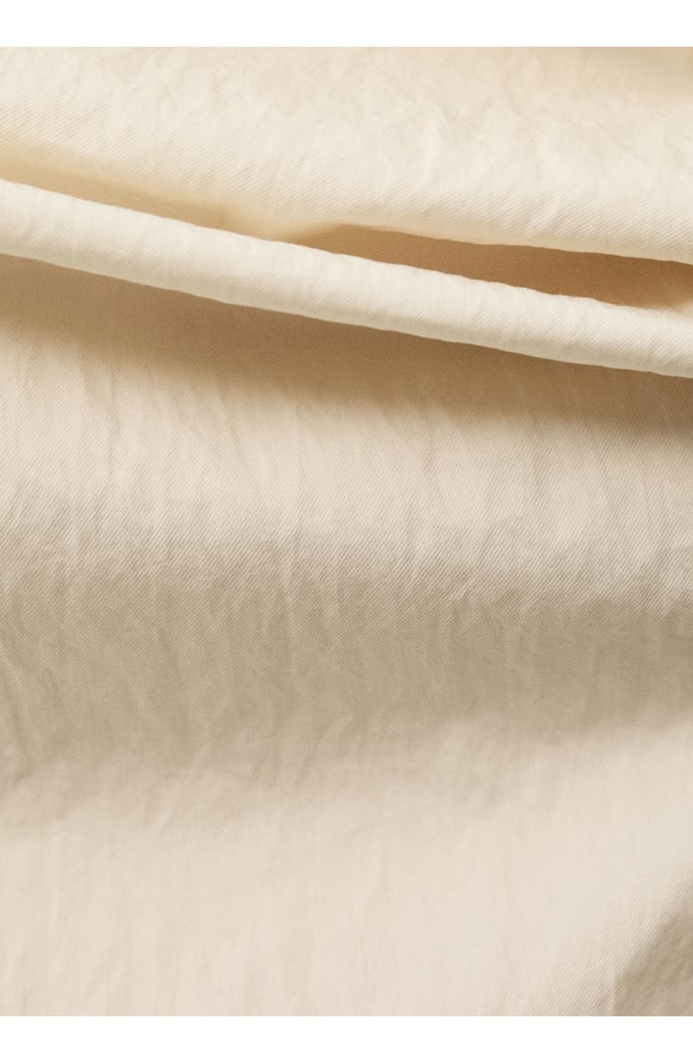 MANGO Asymmetric Off the Shoulder Cotton Blend Top, Alternate, color,