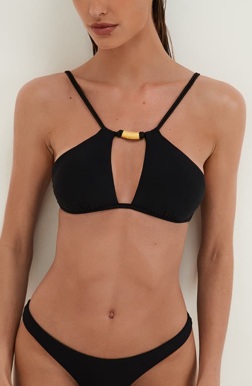 Vix Paula Hermanny Stacy Lauren Bikini Top In Black