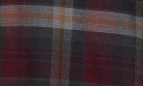 Travismathew Seamus Plaid Button-up Flannel Shirt In Brown