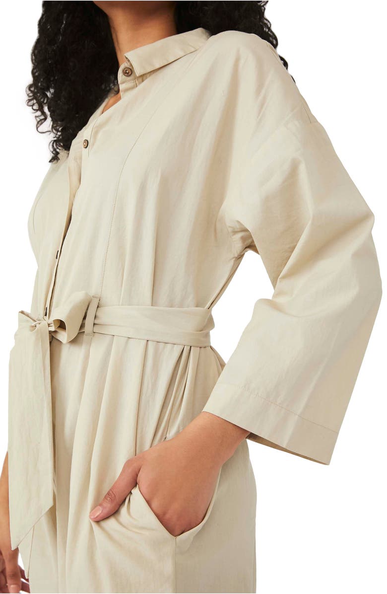 Free People free-est Cameron Tie Waist Jumpsuit, Alternate, color, 