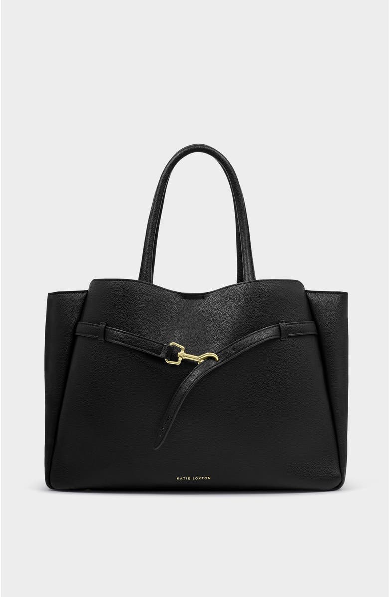 Katie Loxton Maddie Work Tote Bag, Main, color, Black