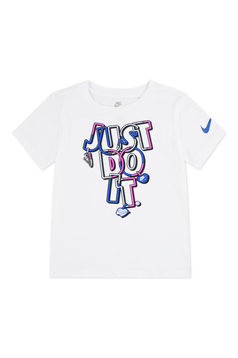 Kids' JDI Logo Graphic T-Shirt, Main, color, WHITE