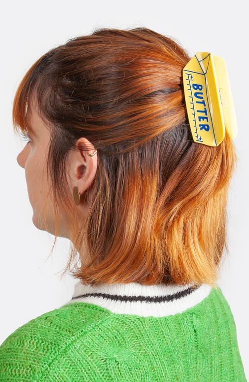 Doiy Butter Claw Clip In Yellow