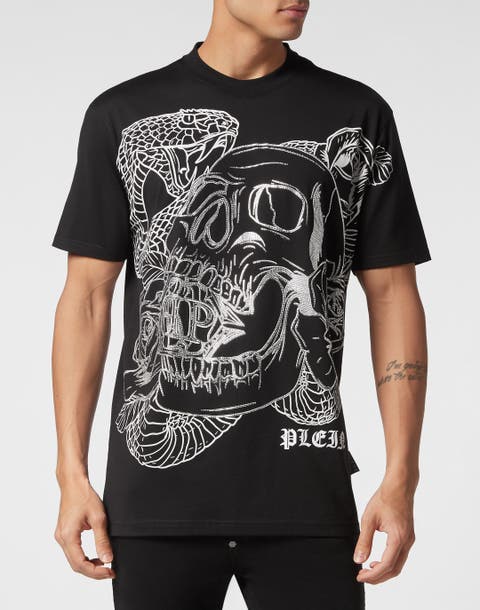 T-Shirt Round Neck Snake Men