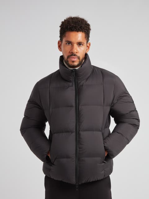 Cloud Long Sleeve Puffer Racer Jacket