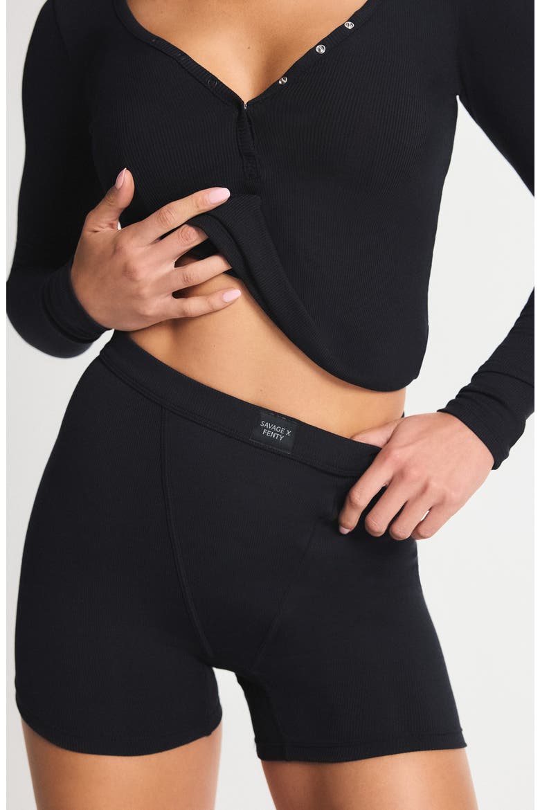 Modal Dreams Sleep Henley, Alternate, color, BLACK CAVIAR