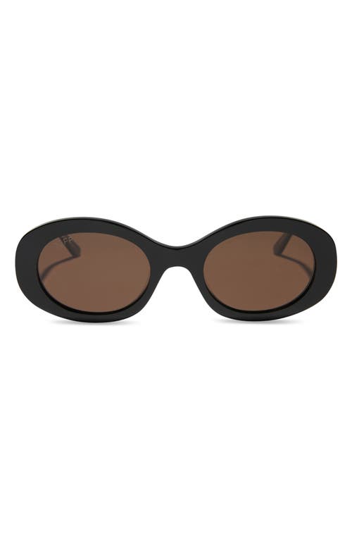 Diff Lainey 52mm Polarized Oval Sunglasses In Multi