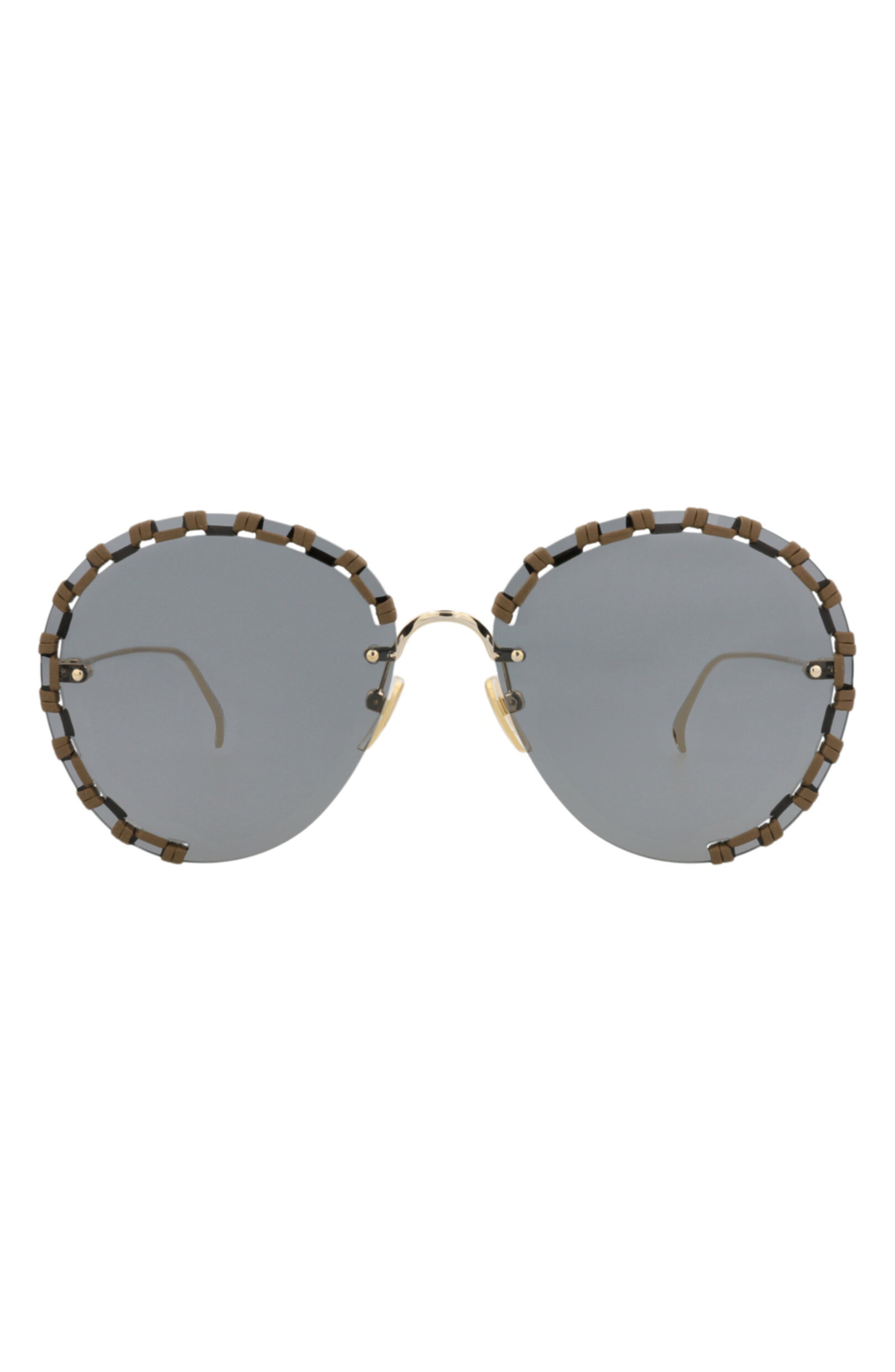Chloé 63mm Round Sunglasses