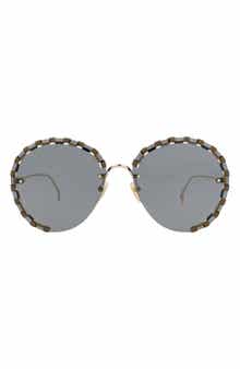 Chloé 63mm Round Sunglasses