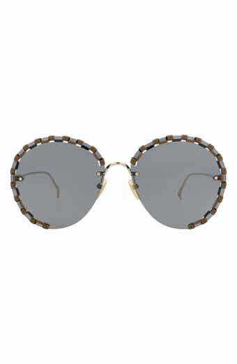 Chloé 63mm Round Sunglasses