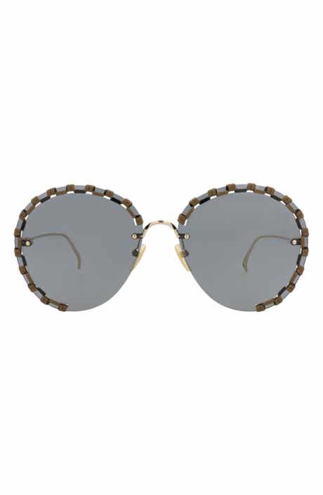 Chloé 63mm Round Sunglasses