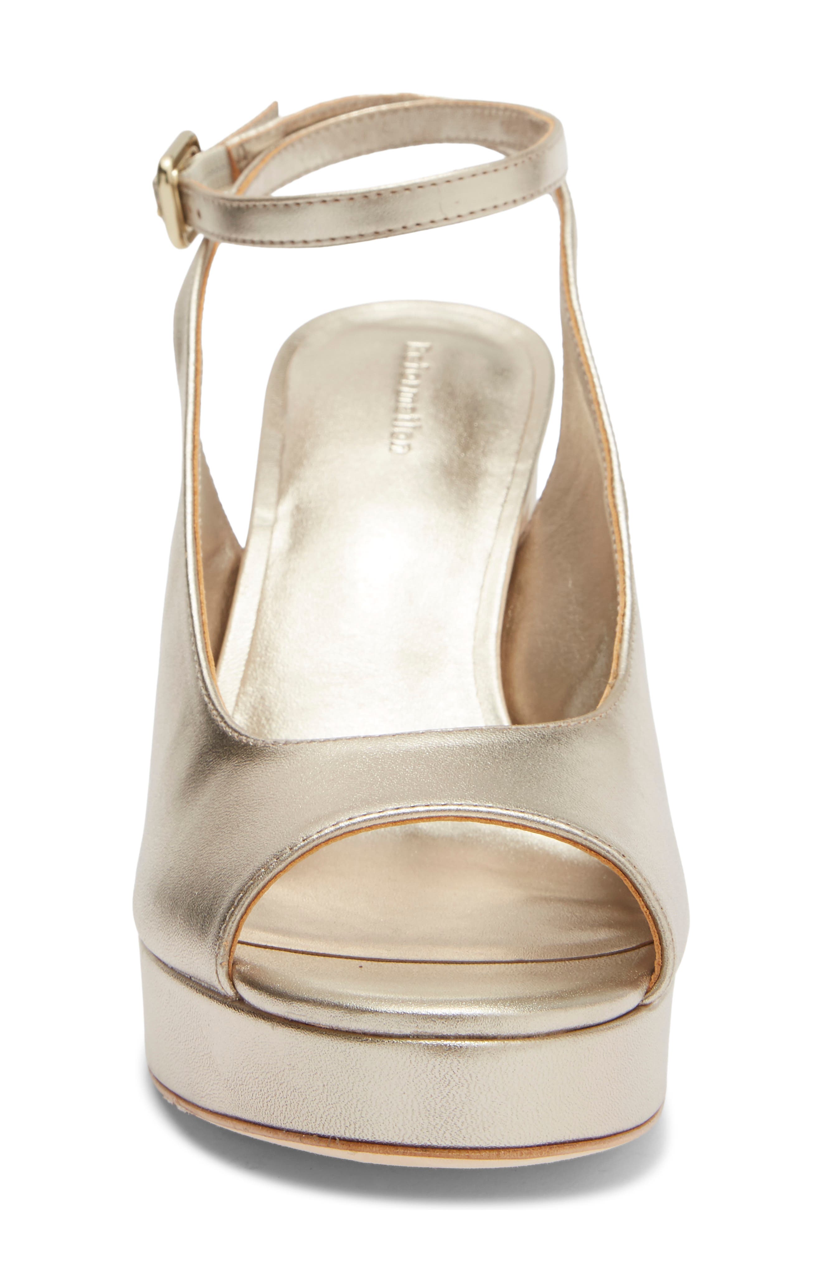 Paulette Platform Sandal, Alternate, color, GOLDEN HAZE LEATHER