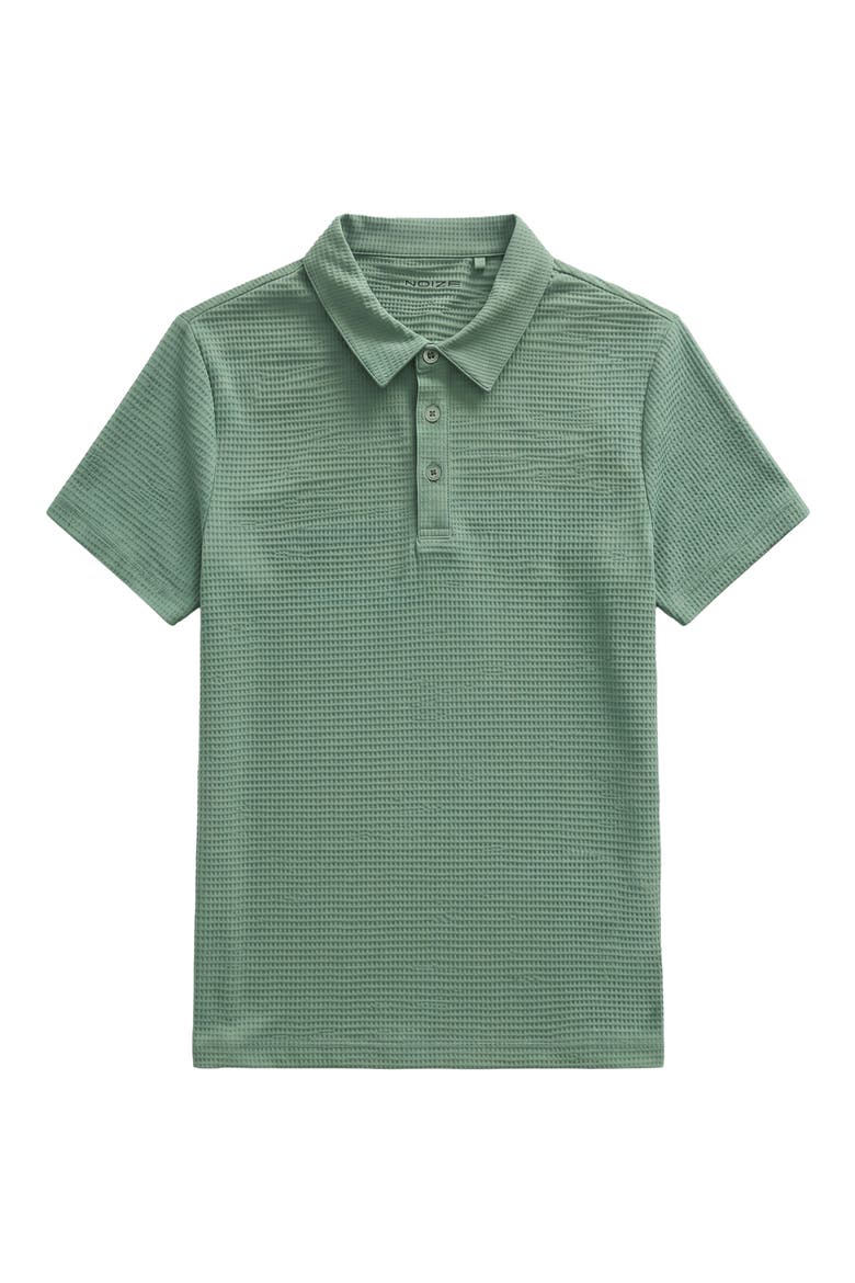 Jim Waffle Performance Polo, Alternate, color, GREEN