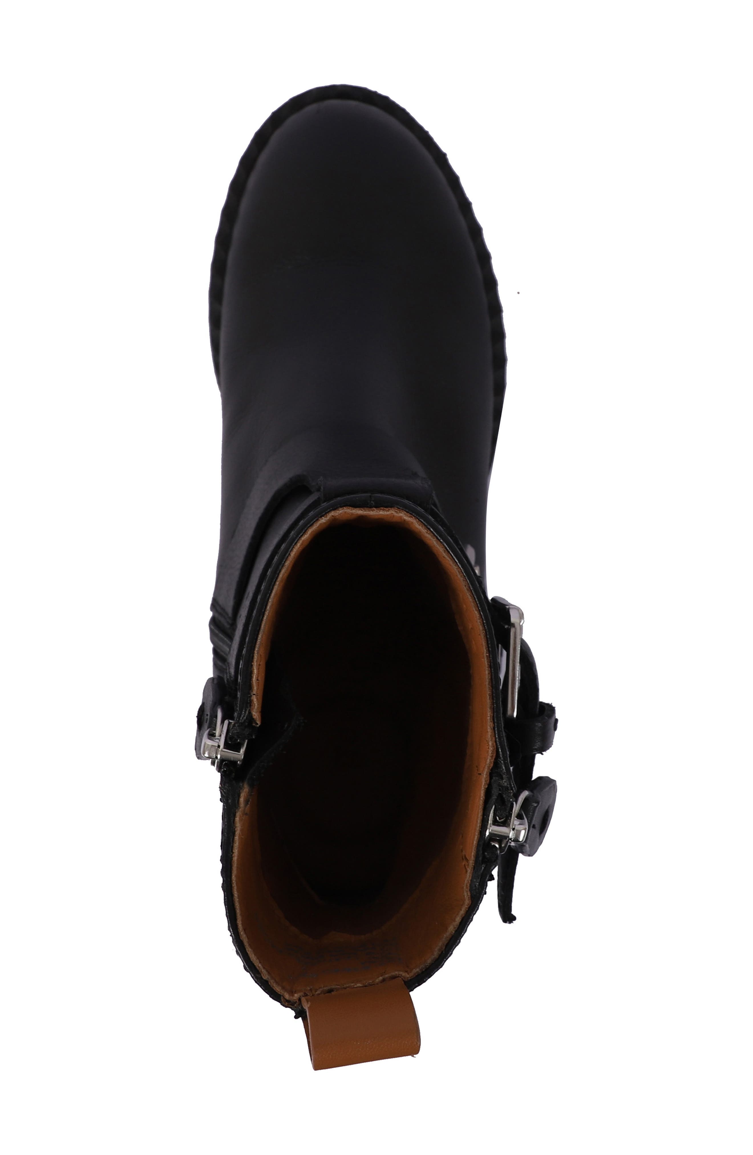 Gentle Souls Brena Moto Boot, Alternate, color, Black Leather