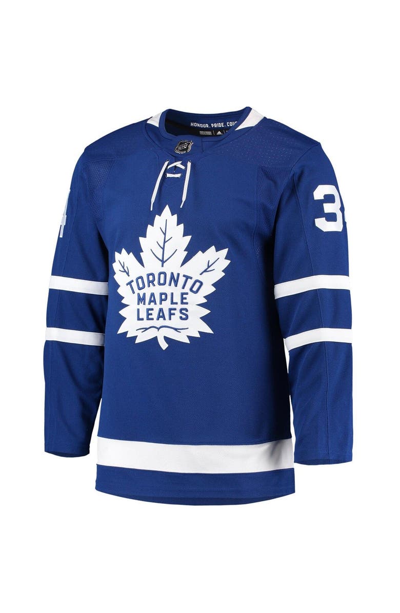 adidas Men's adidas Auston Matthews Blue Toronto Maple Leafs Home Primegreen Authentic Player Jersey, Alternate, color,
