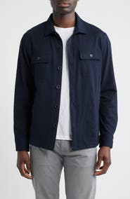 Robert Barakett Abram Rib Knit Overshirt