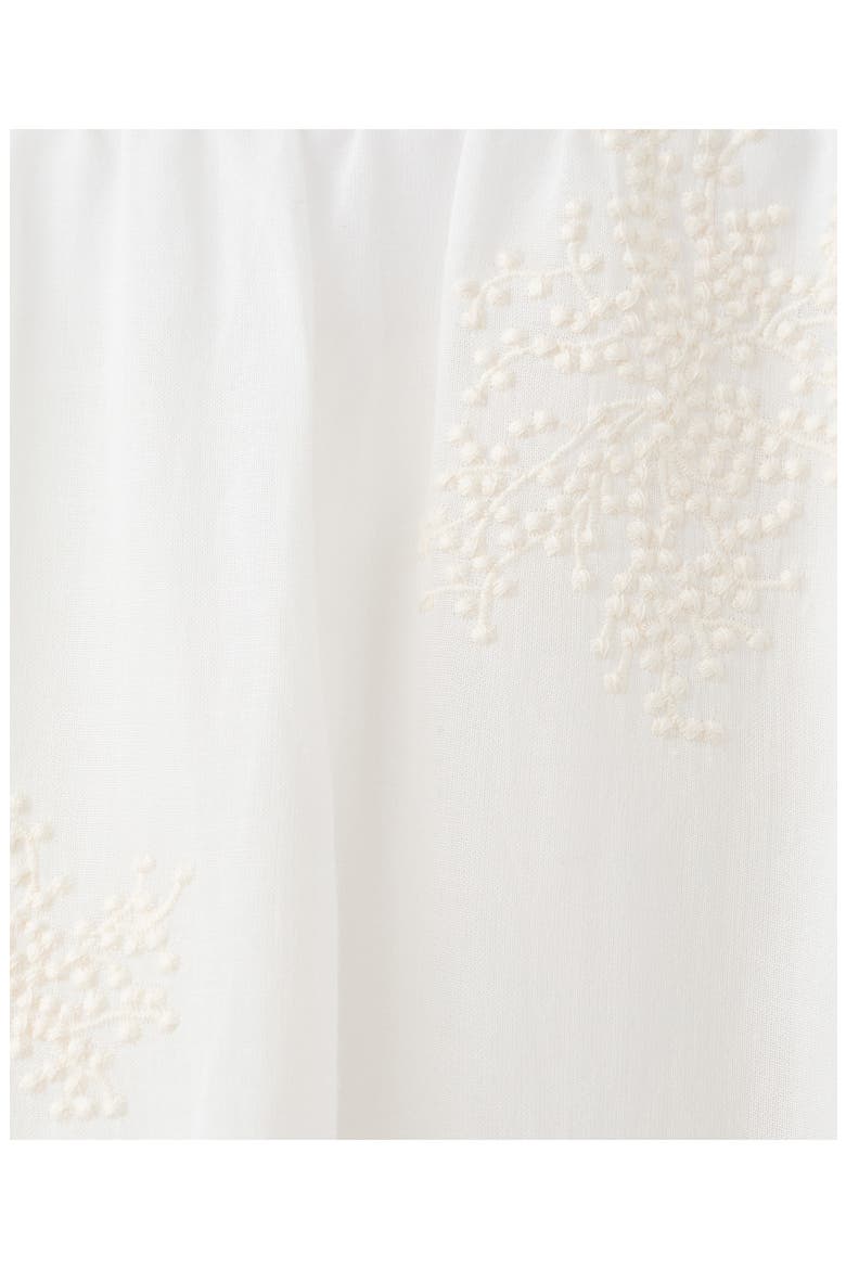 Embroidered Cotton Maxi Skirt, Alternate, color, ECRU