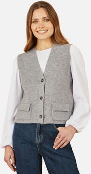 Yumi Knitted Pullover Waistcoat