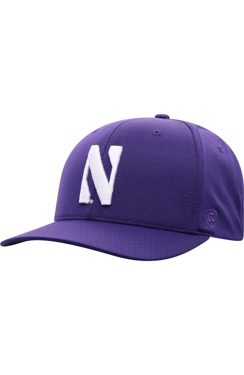TOP OF THE WORLD Men's Top of the World Purple Northwestern Wildcats Reflex Logo Flex Hat, Main, color, Purple