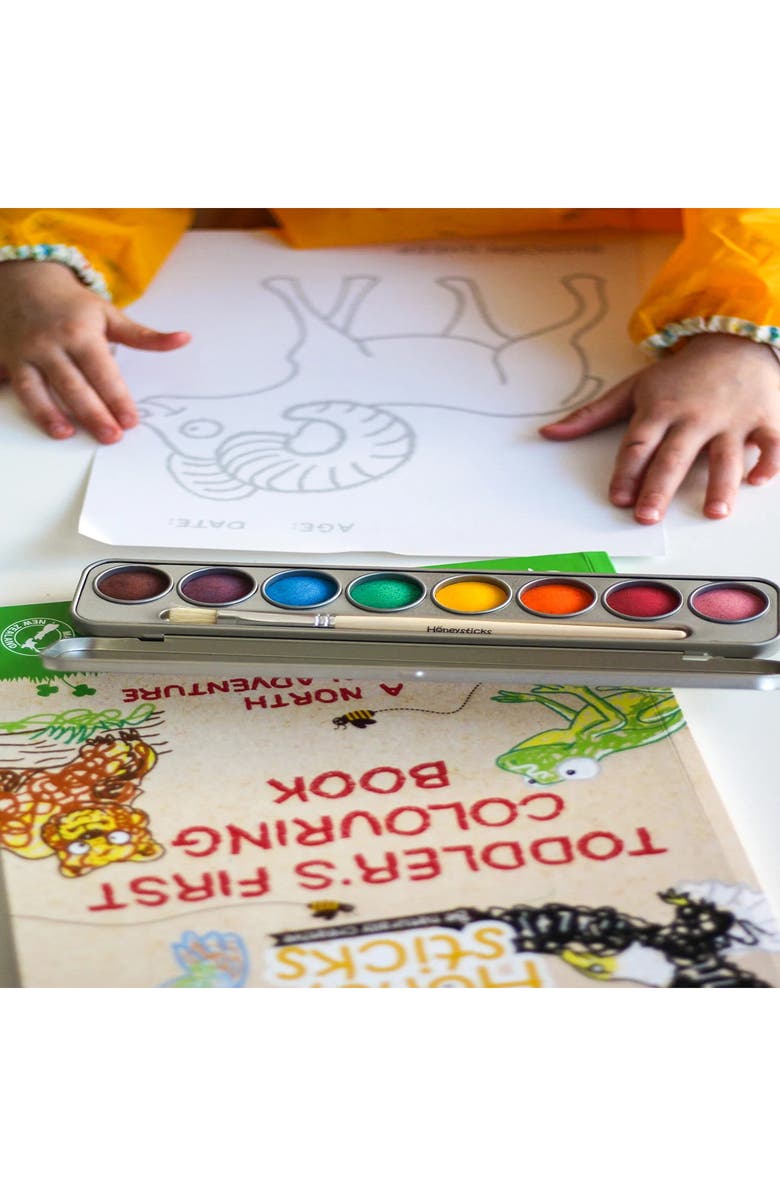 HONEYSTICKS Toddler's 1st Coloring Book, Alternate, color,