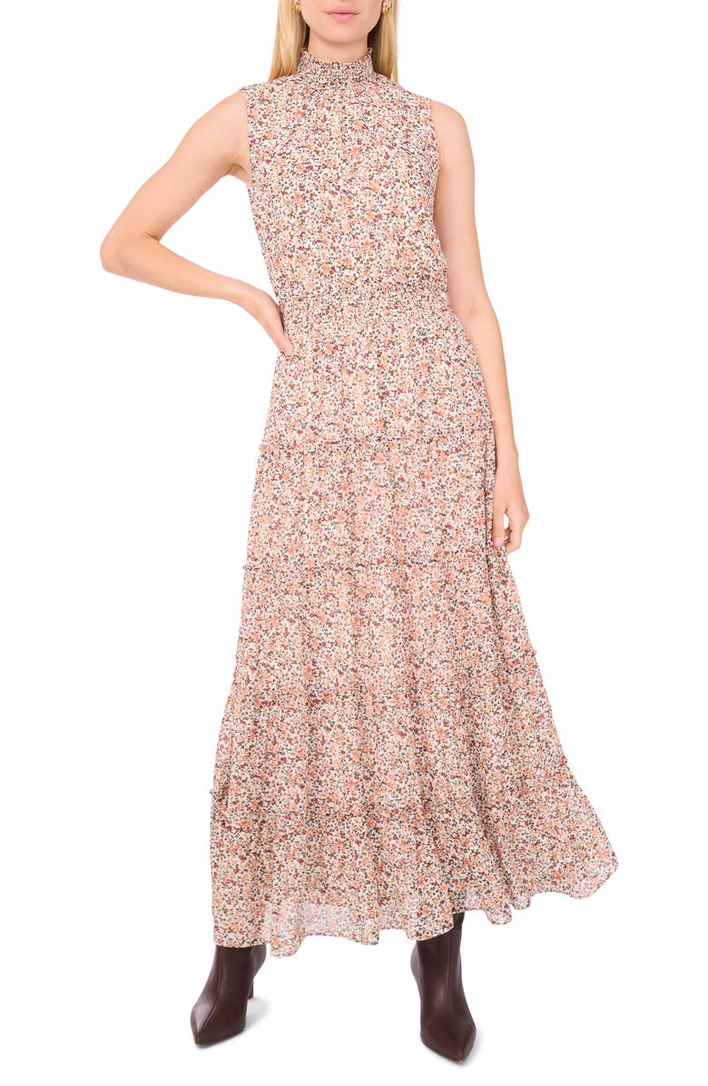 1.STATE Smocked Tiered Maxi Dress, Main, color, 