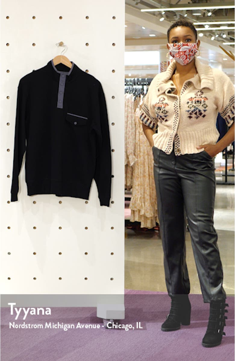 Unisex Utility Organic Cotton Blend Fleece Pullover, sales video thumbnail