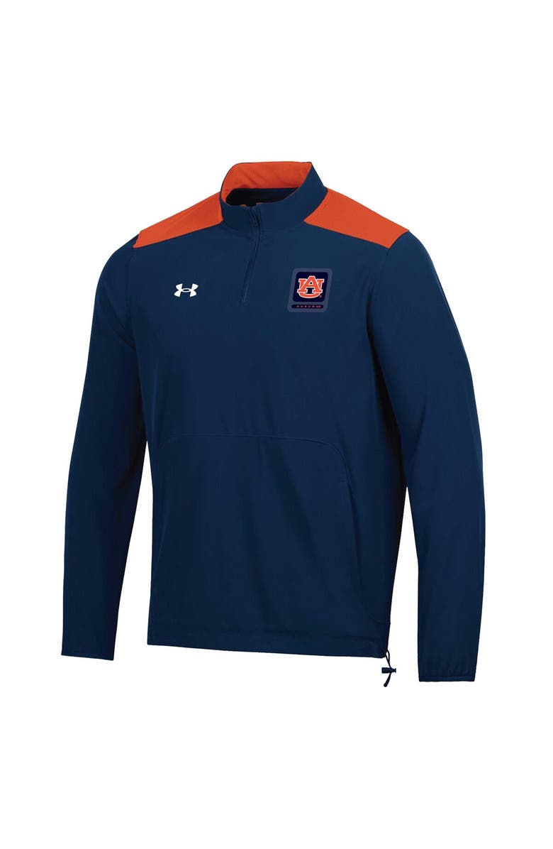 Under Armour Men's Under Armour Navy Auburn Tigers 2023 Motivate Half-Zip Top, Alternate, color, Navy
