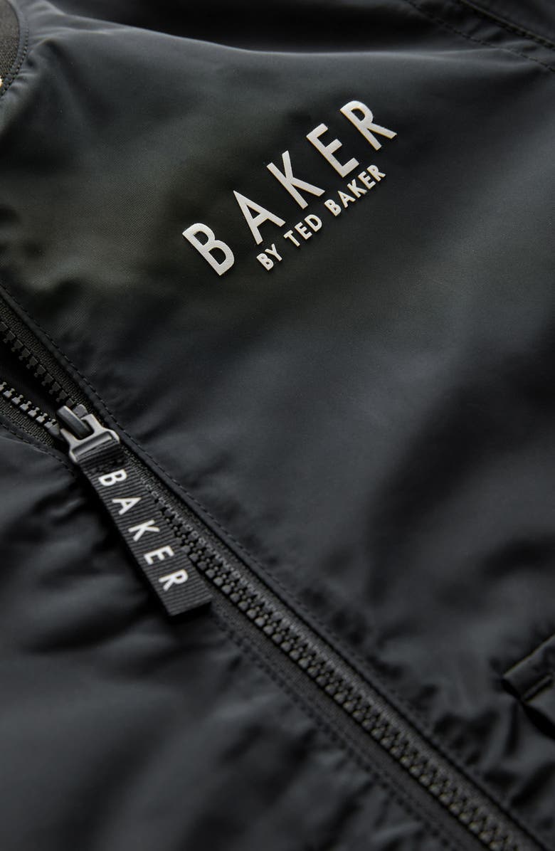 Baker by Ted Baker Kids' Satin Zip-Up Bomber Jacket, Alternate, color, 
