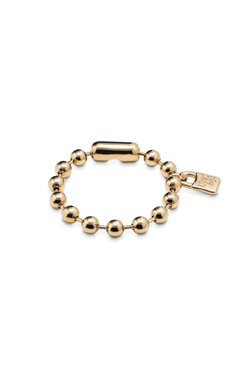 UNODE50 Beadline Bracelet, Main, color, Gold