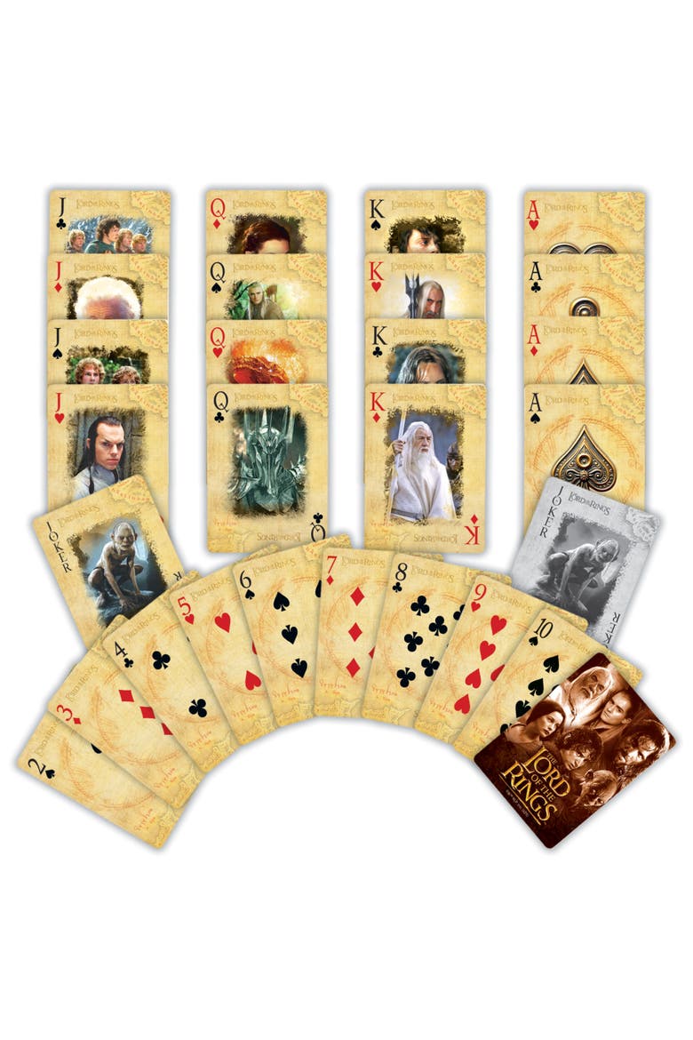 Lord of the Rings Playing Cards, Alternate, color, Multicolor