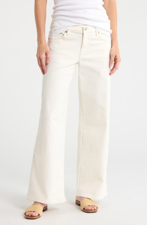 Sweet Wide Leg Jeans (White Lies Wash)