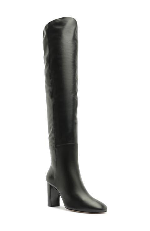 Anna Slouch Knee High Leather Boot