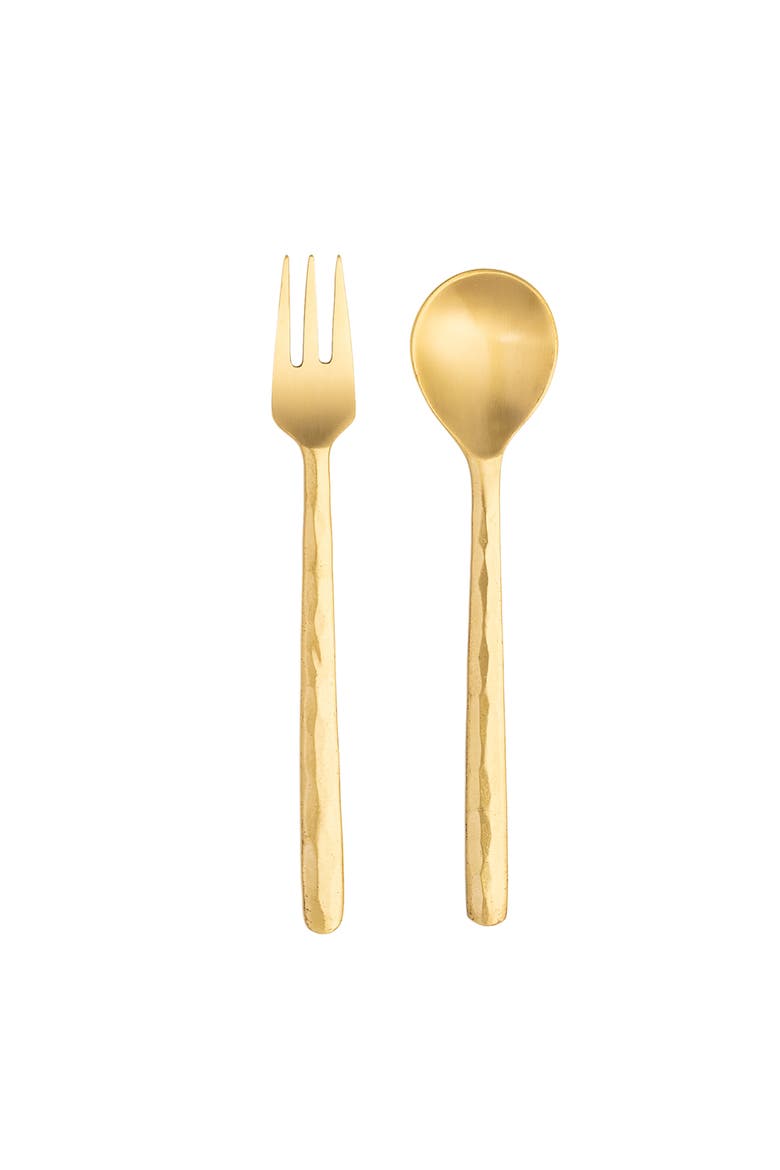 Lotus Set Of 2 Brass Decorative Object Set 6 In, Alternate, color, Gold