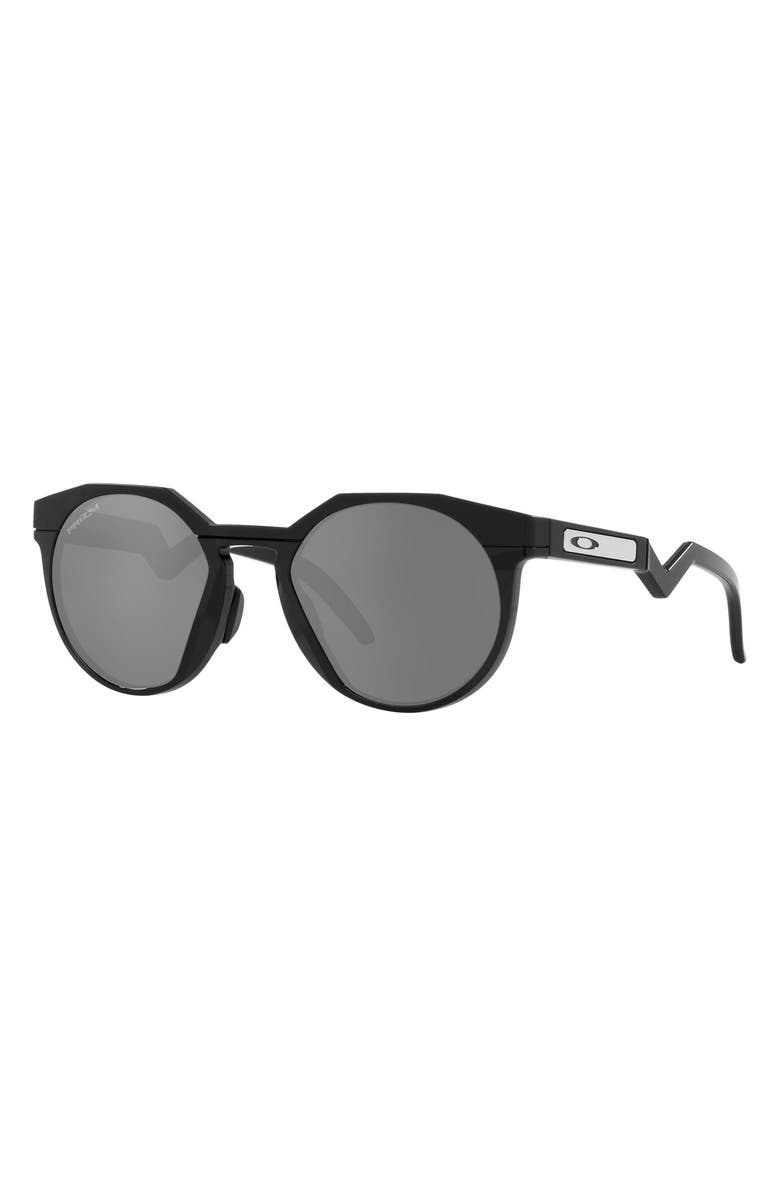 Oakley HSTN 52mm Irregular Sunglasses, Alternate, color, Matte Black