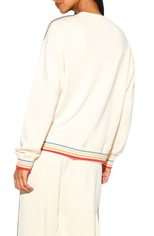 Spiritual Gangster Astrid Sweatshirt In White