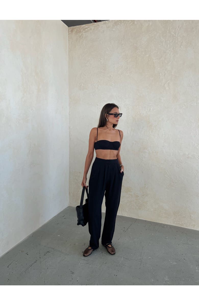 WeWoreWhat Linen Trouser, Alternate, color, 