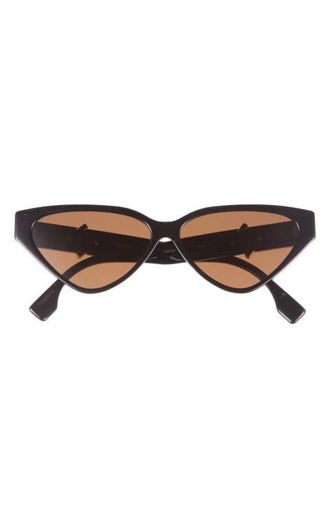 FF Diamonds 57mm Cat Eye Sunglasses