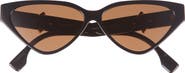 Fendi FF Diamonds 57mm Cat Eye Sunglasses