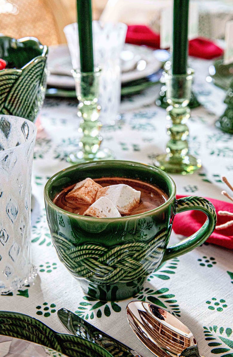 Juliska Le Panier Mystic Knot Mug, Alternate, color, Basil