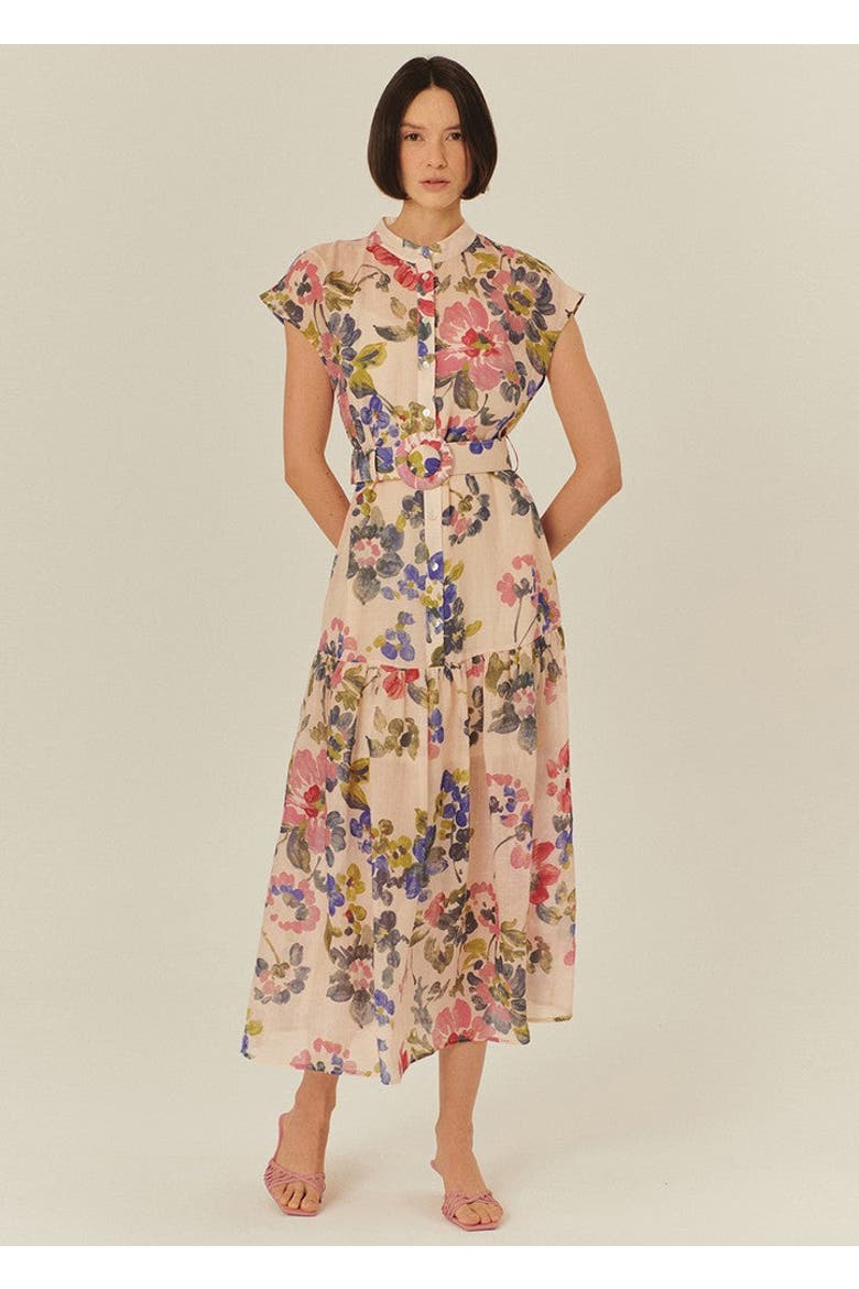 Evelyn Maxi Dress, Main, color, Beige