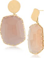 JARDIN Faceted Glass Drop Earrings