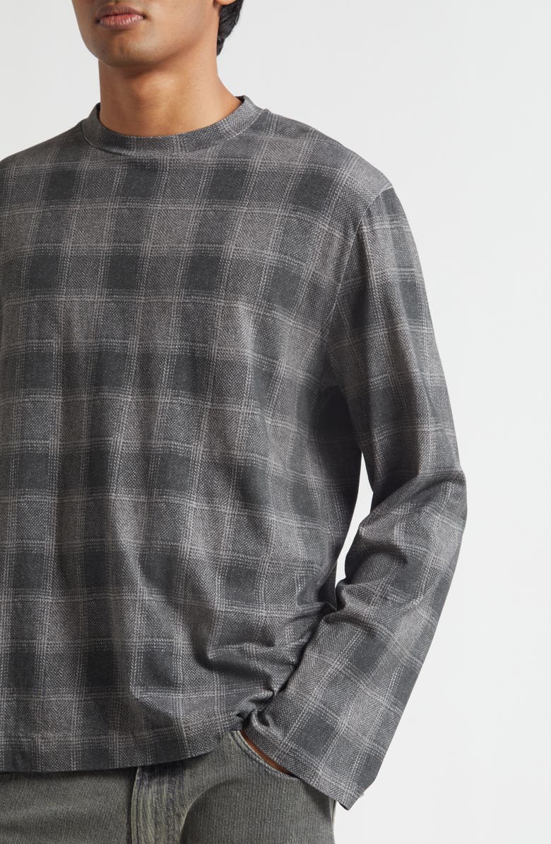 OUR LEGACY Box Check Long Sleeve T-Shirt, Alternate, color, Oakland Check Legacy Jersey