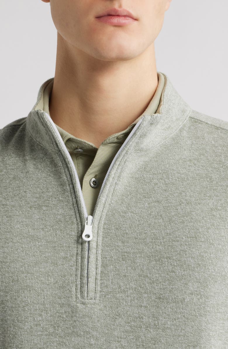 Scott Barber Marled Half Zip Sweatshirt, Alternate, color, 
