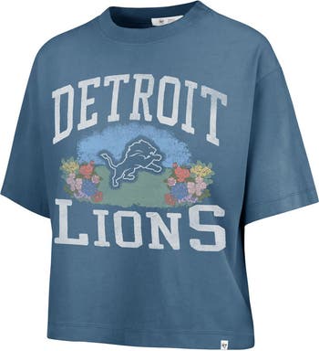 売れ筋商品|||４７ブランド Tシャツ トップス レディース Women's Mineral Blue Detroit Lions Florentina Montauk Cropped T-Shirt Mineral Blue Women's '47 Mineral Blue Detroit Lions Florentina Montauk
