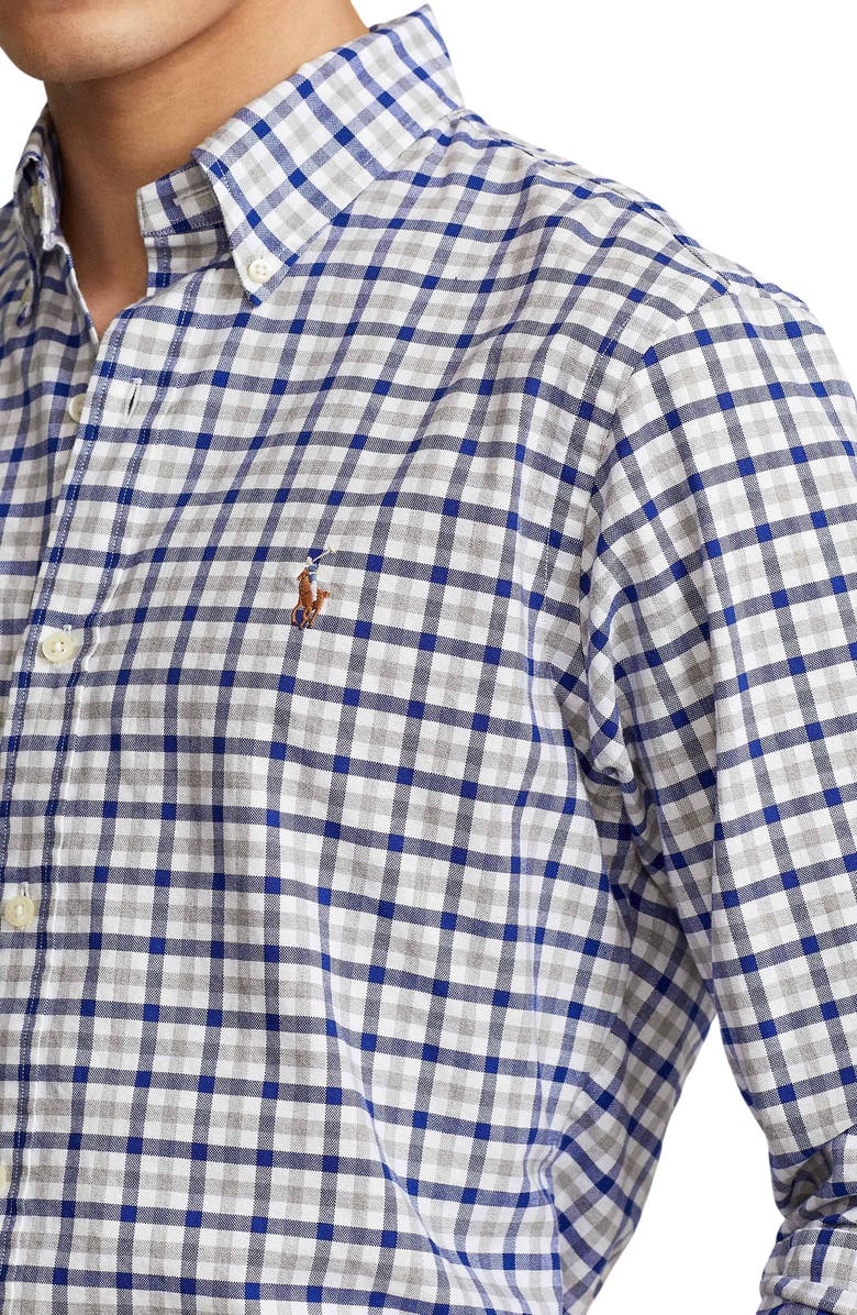 Polo Ralph Lauren Oxford Cotton Poplin Button-Down Shirt, Alternate, color, 